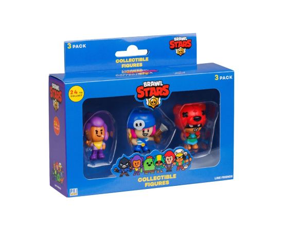 P.m.i. Kids World BRAWL STARS S1 FIGURES - 3 PACK VER.D