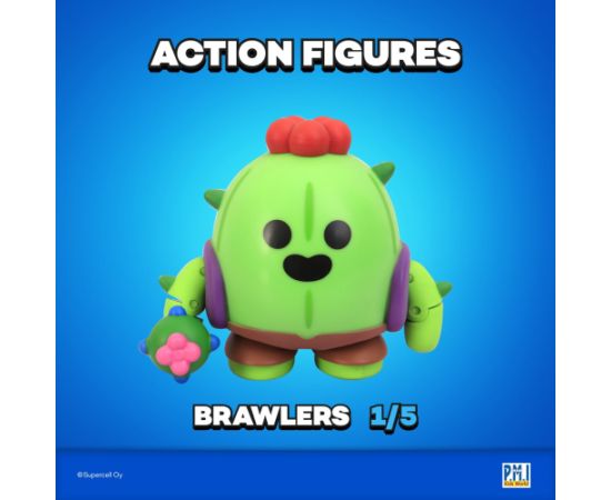 P.m.i. Kids World BRAWL STARS S1 ACTION FIGURES 11cm - SPIKE