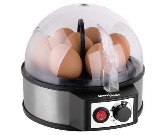 GreenBlue automatic egg cooker, 400W power, up to 7 eggs, measuring cup, 220-240V~, 50 Hz, GB573