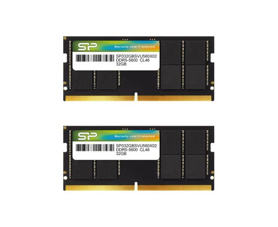 Silicon Power DDR5 SODIMM 64GB (2x32GB) 5600MHz CL46 1,1V