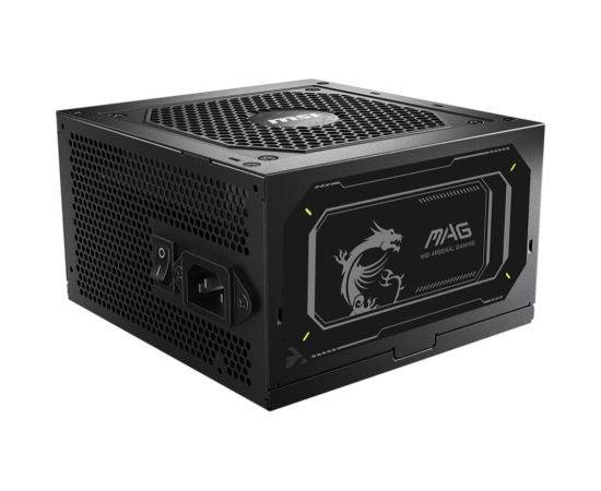 Power Supply MSI MAG A850GL PCIE5 II 850 Watts Efficiency 80 PLUS GOLD PFC Active MAGA850GLPCIE5II