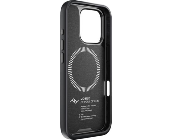 Peak Design case Apple iPhone 16 Pro Mobile Everyday Fabric Case, charcoal