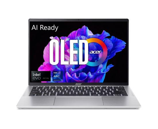 Acer Swift Go OLED, 14", 2.8K, i7, 16 GB, 1 TB, ENG Pure Silver, W11H