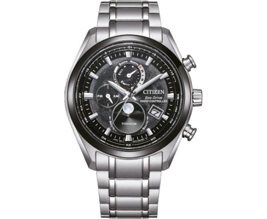 Citizen Eco-Drive Radio Controlled Tsukiyomi Moonphase Super Titanium BY1018-80E