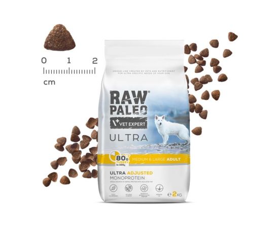 RAW PALEO Ultra Medium&Large Adult Turkey - dry dog ​​food - 2 kg