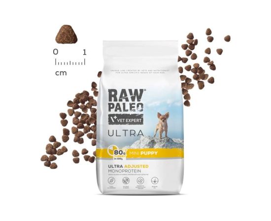 RAW PALEO Ultra Mini Puppy Turkey - dry food for puppies - 750 g