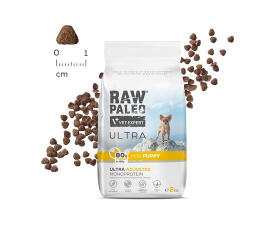 RAW PALEO Ultra Mini Puppy Turkey - dry food for puppies - 2 kg