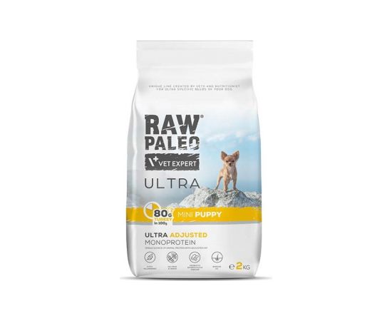 RAW PALEO Ultra Mini Puppy Turkey - dry food for puppies - 2 kg