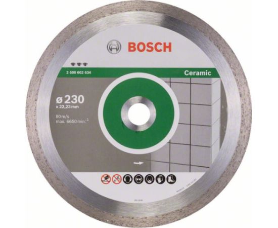 Dimanta griešanas disks Bosch BEST FOR CERAMIC; 230 mm