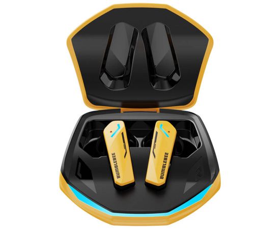 TWS Transformers TF-T10 headphones (yellow)