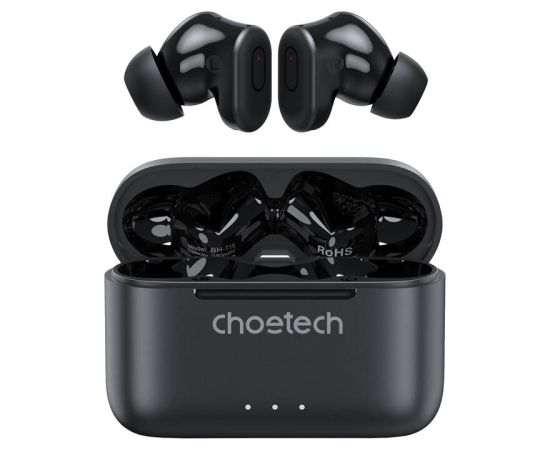 TWS Choetech BH-T15 ANC+ENC Wireless Headphones (black)