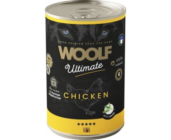 Brit WOOLF PIES PUSZKA 400g ULTIMATE CAN       CHICKEN&SEGE  /6