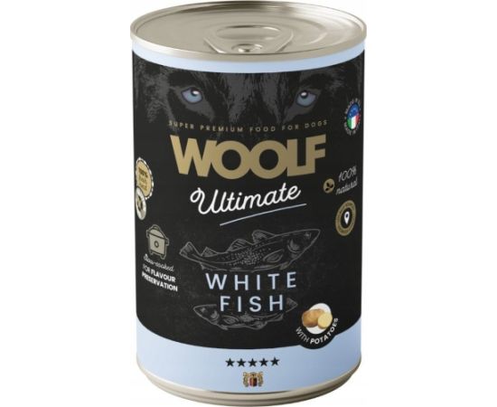 Farmina WOOLF PIES PUSZKA 400g ULTIMATE CAN       WHITE FISH&POTATOE  /6