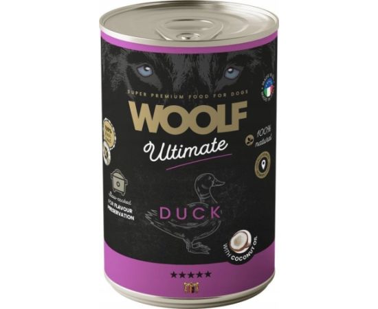 Farmina WOOLF PIES PUSZKA 400g ULTIMATE CAN       DUCK&COCONUT OIL  /6