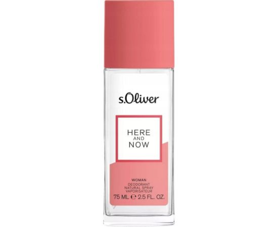 S.OLIVER Here & Now Women DEO spray glass 75ml