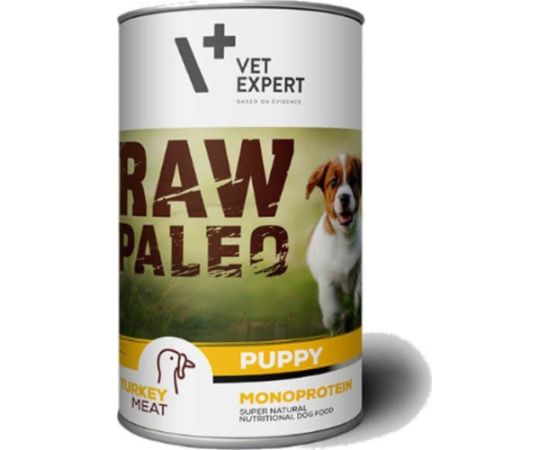 VetExpert Vetexpert RAW PALEO puppy turkey 400g - indyk puszka