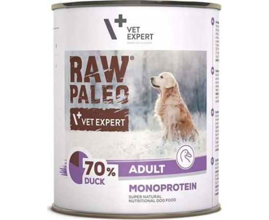 VetExpert VetExpert Raw Paleo Kaczka Adult Can 800g