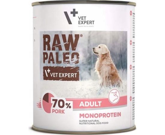 VetExpert VetExpert Raw Paleo Wieprzowina Adult Can 800g