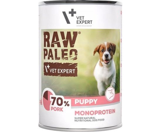 VetExpert VetExpert Raw Paleo Wieprzowina Puppy Can 400g