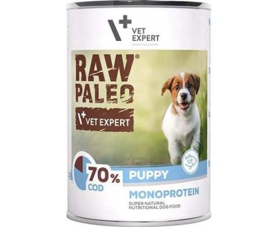 VetExpert VetExpert Raw Paleo Dorsz Puppy Can 400g