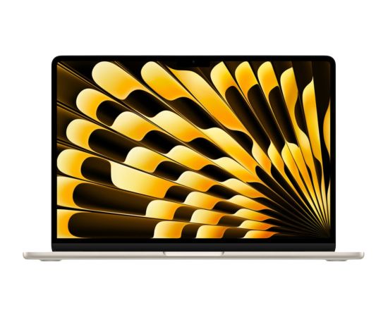 Apple MacBook Air 2024 Retina 15" - M3 10C GPU / 8GB / 256GB SSD - Starlight (Atjaunināts, stāvoklis kā jauns)