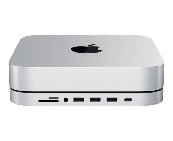 SATECHI Mac Mini Stand & Hub - Silver