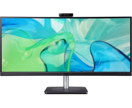 Monitor Acer Acer Vero CB343CURD, QLED monitor - 34 - black/silver, WQHD, IPS, curved, USB-C