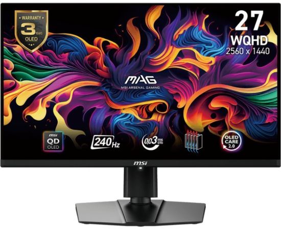 Monitor MSI 27"(68.6cm)TFT MSI MAG 271QPXDE QD-OLED E2