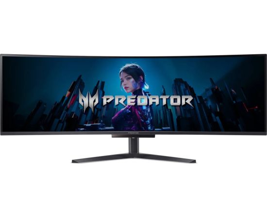 Monitor Acer Predator X49Xbmipphuzx 49inch DualQHD OLED 32:9 240Hz 1000cd/m2 HDM2.1 2xDP HUB USB USB typ C Speakers Height