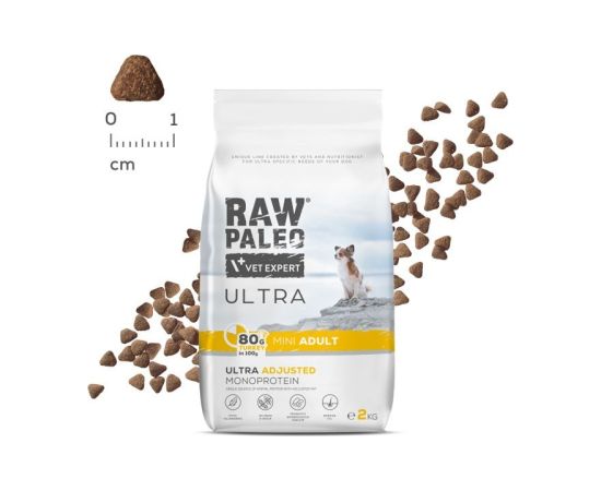 RAW PALEO Ultra Mini Adult Turkey - dry dog ​​food - 8 kg