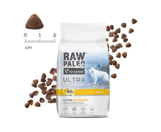 RAW PALEO Ultra Medium&Large Adult Turkey - dry dog ​​food - 10 kg