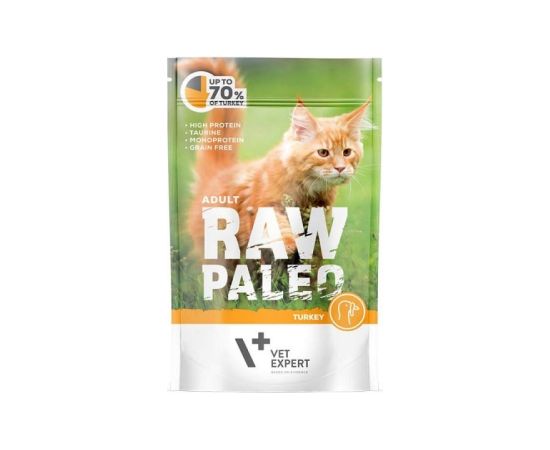 RAW PALEO Adult Cat Turkey - wet cat food - 100 g