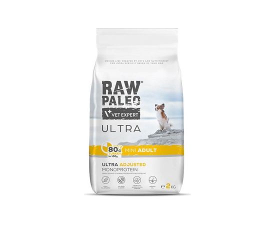 RAW PALEO Ultra Mini Adult Turkey - dry dog ​​food - 2 kg