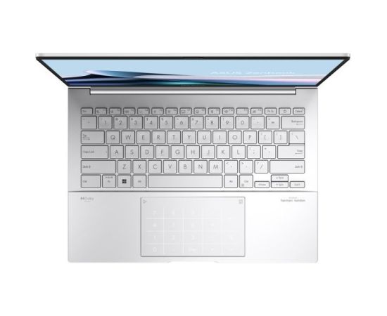 ASUS Zenbook 14 OLED UX3405MA-PP288W Ultra 9 185H 14.0"3K 120Hz 400nits Glossy 32GB LPDDR5X SSD1TB Intel Arc Graphics WLAN+BT Cam 75WHrs Win11 Foggy Silver