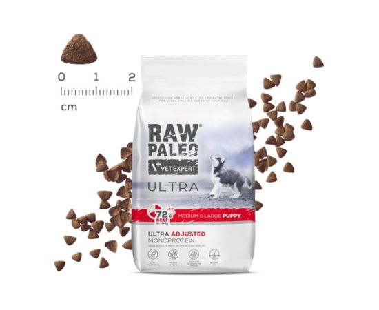 RAW PALEO Ultra Medium&Large Puppy Beef - dry food for puppies - 10 kg