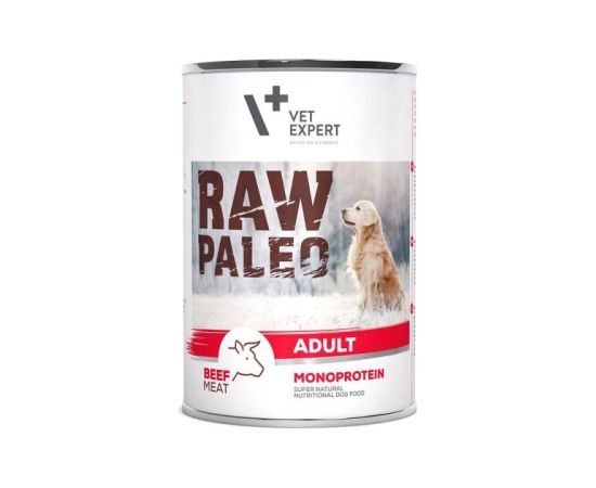 RAW PALEO Adult Monoprotein Beef - wet dog food - 400 g