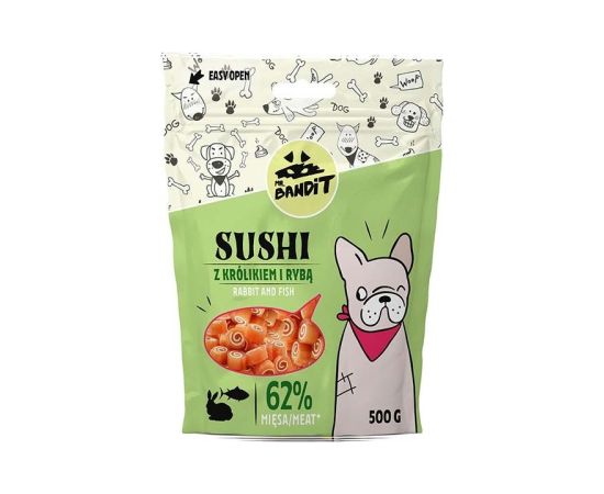 MR. BANDIT SUSHI with Rabbit and Fish - dog treat -500 g