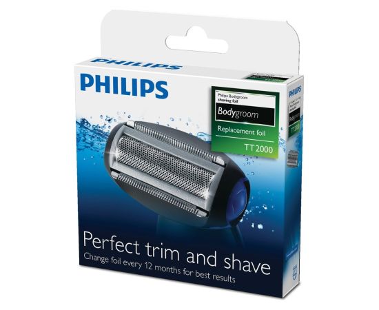 Philips Bodygroom replacement foil TT2000/43 Waterproof replacement foil shaver head