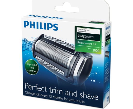 Philips Bodygroom replacement foil TT2000/43 Waterproof replacement foil shaver head