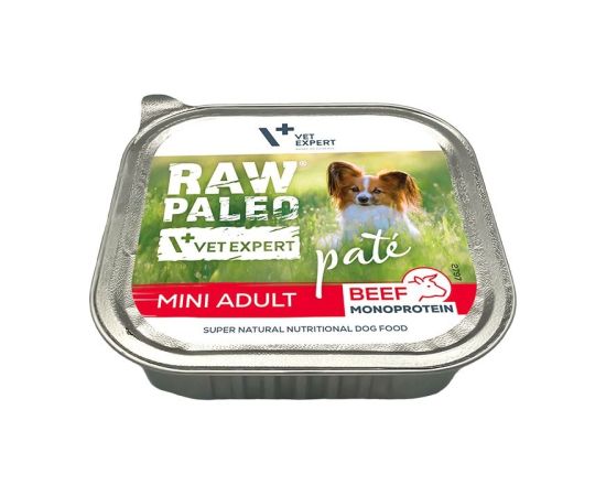 RAW PALEO Pate Mini Adult Beef - wet dog food - 150 g