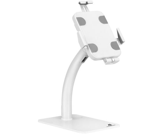 Maclean MC-468W Universal Tablet Stand Holder Lockable 7.9" - 11" Table or Wall Mounting Public Display Kiosk Sturdy Anti-Theft