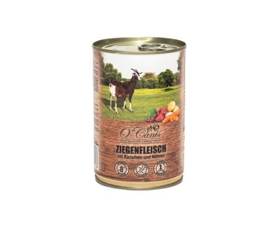 O'CANIS canned dog food- wet food-goat with potatoes- 400 g