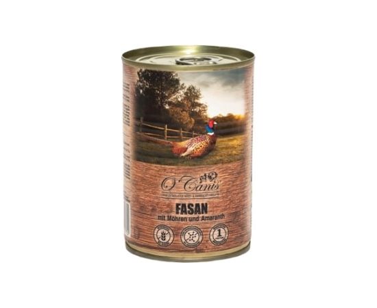 O'CANIS canned-wet dog food- pheasant with carrots- 400 g