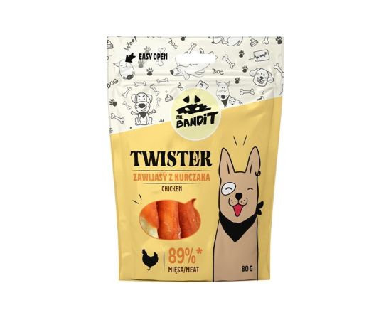 MR. BANDIT TWISTER Chicken Roll - dog treat - 80 g