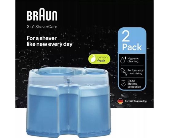 Чистящие картриджи Braun 3 в 1 ShaverCare для станций очистки