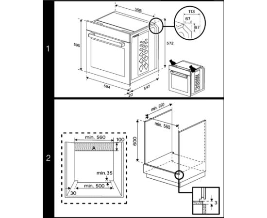 Built-in oven Beko