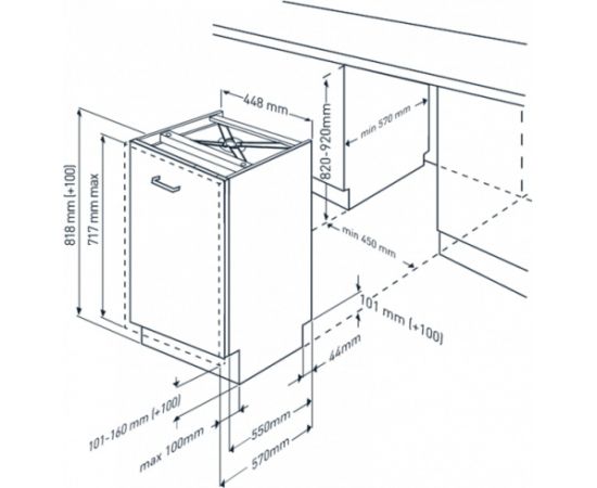 Built-in dishwasher Beko