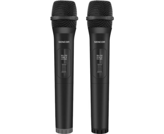 Set of Bluetooth wireless karaoke microphones Sencor