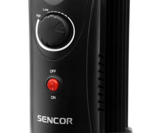 Oil filled radiator Sencor, black