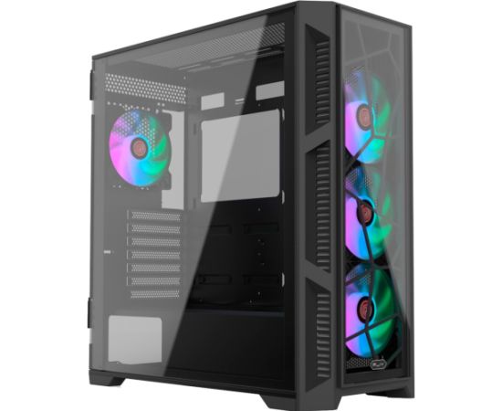 RAIJINTEK PONOS ULTRA TG4, tower case (black, front and side panels made of tempered glass)